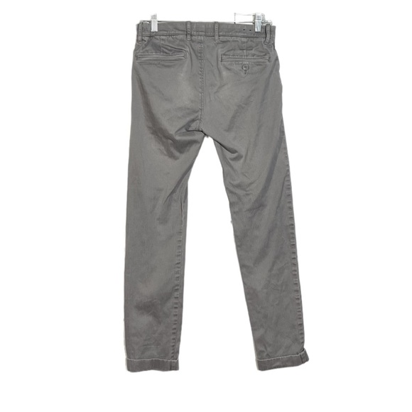 J. Crew 484 Slim Khakis Stretch Gray Size 28 x 32 - Picture 2 of 5